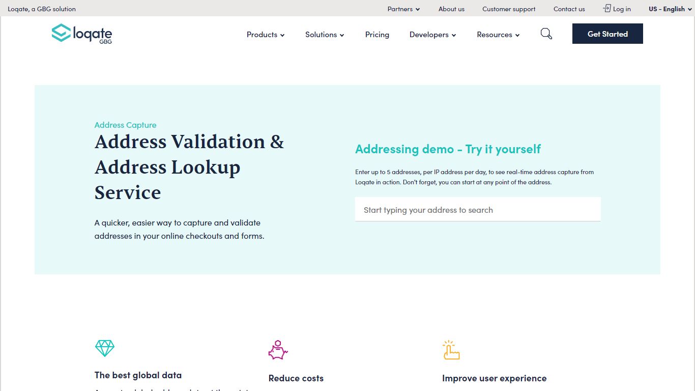 Address Validation & Address Lookup Service | Loqate